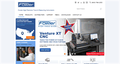 Desktop Screenshot of fowlerprecision.com