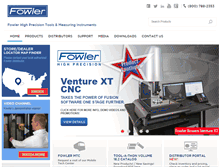 Tablet Screenshot of fowlerprecision.com